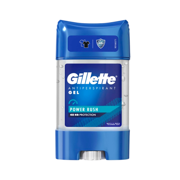 Дезодорант мужской Gillette Power Rush гелевый 70мл (1/6)