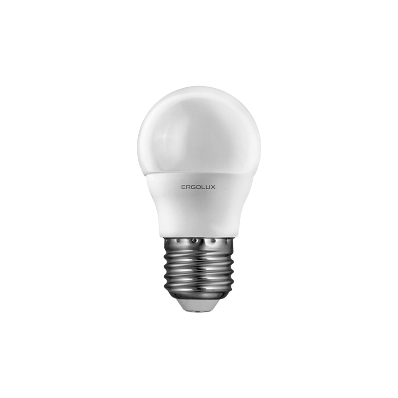 Лампа светодиодная Ergolux G45 E27 11W 3000К 172-265V шар (1/10/100)