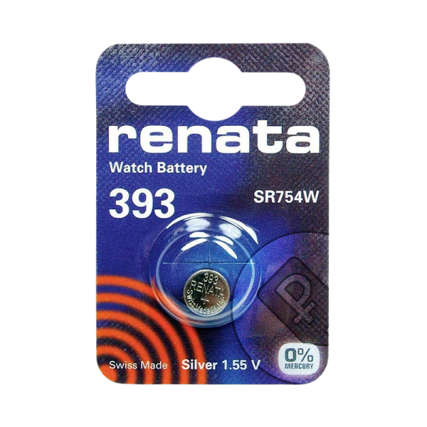 Батарейка Renata 393 Silver Oxide 1.55V (1/10/100)