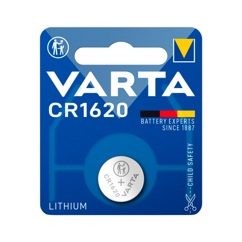 Батарейка Varta ELECTRONICS CR1620 BL1 Lithium 3V (6620) (1/10/100)