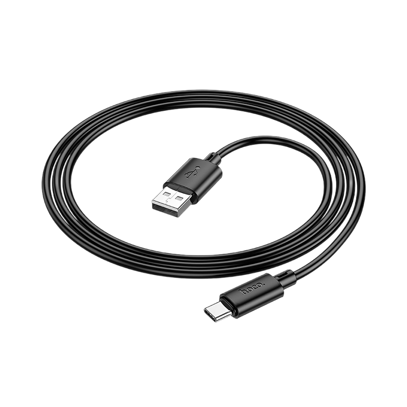 Кабель HOCO X88 USB (m)-Type-C (m) 1.0м 3.0A ПВХ черный (1/420)