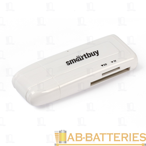 Картридер Smartbuy 705 USB3.0 SD/microSD белый (1/20)