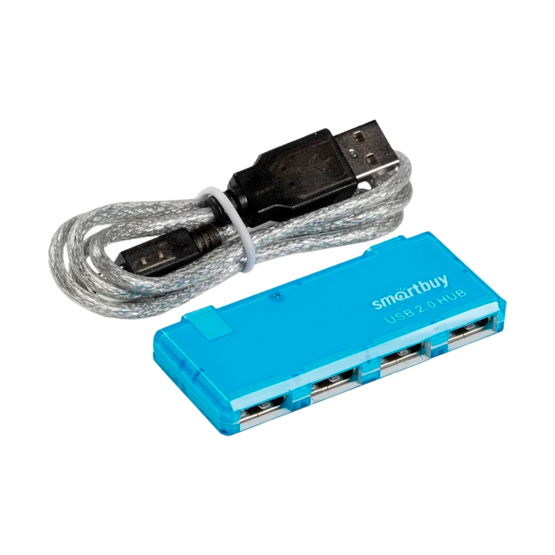 USB-Хаб Smartbuy 6110 4USB голубой