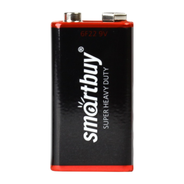 Батарейка Smartbuy Super Крона 6F22 Shrink 1 Heavy Duty 9V (1/10/400)