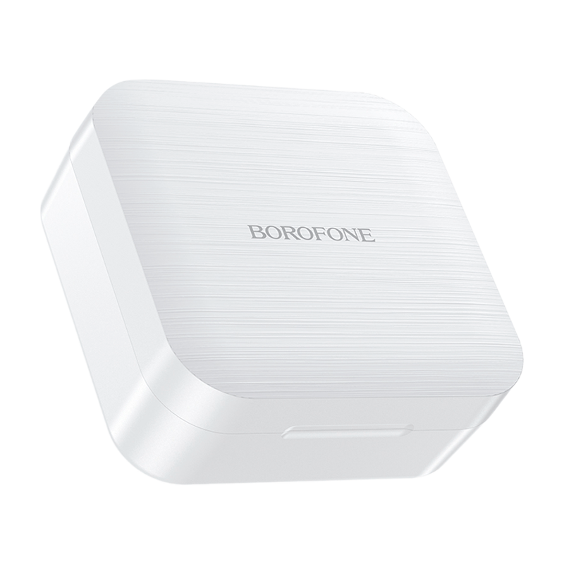 Наушники вставные Borofone BE40 bluetooth 5.0 с микр. белый (1/80)