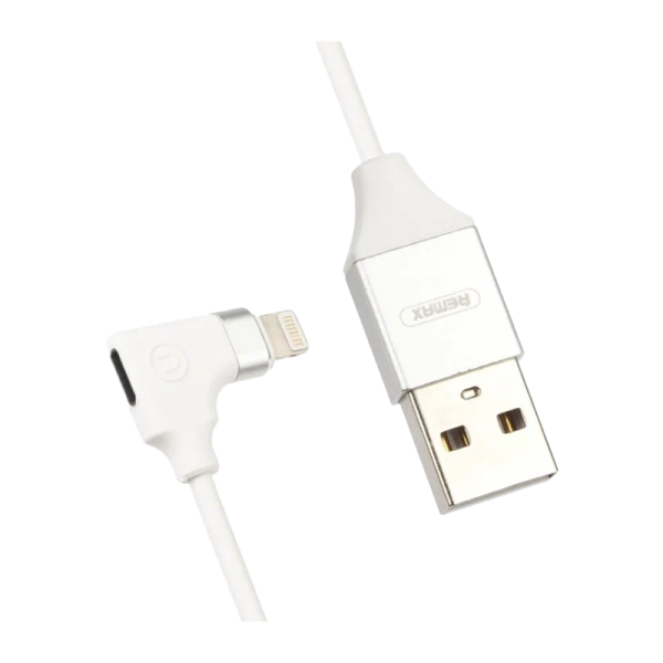 USB кабель REMAX RL-LA01&nbsp;&nbsp;(IPhone 5/6/7/SE) (15CM, 2.1A) Белый