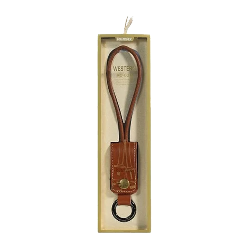 USB кабель REMAX Western (IPhone 5/6/7/SE) RC-034i Коричневый