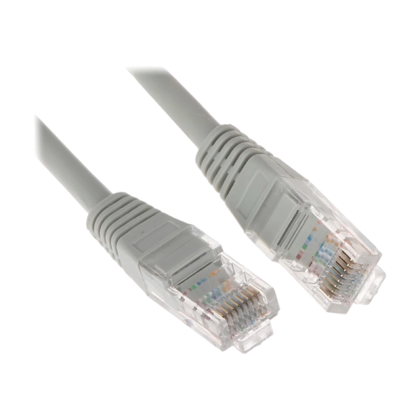 Патч-корд Geplink RJ-45 (m)-RJ-45 (m) 3.0м кат.5е ПВХ 26AWG серый (1/10/250)