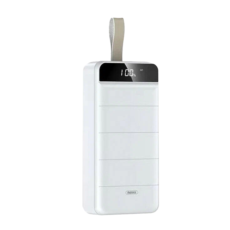 Внешний аккумулятор Remax RPP-185 50000mAh 2.1A 3USB/Lightning/Type-C белый (1/15)