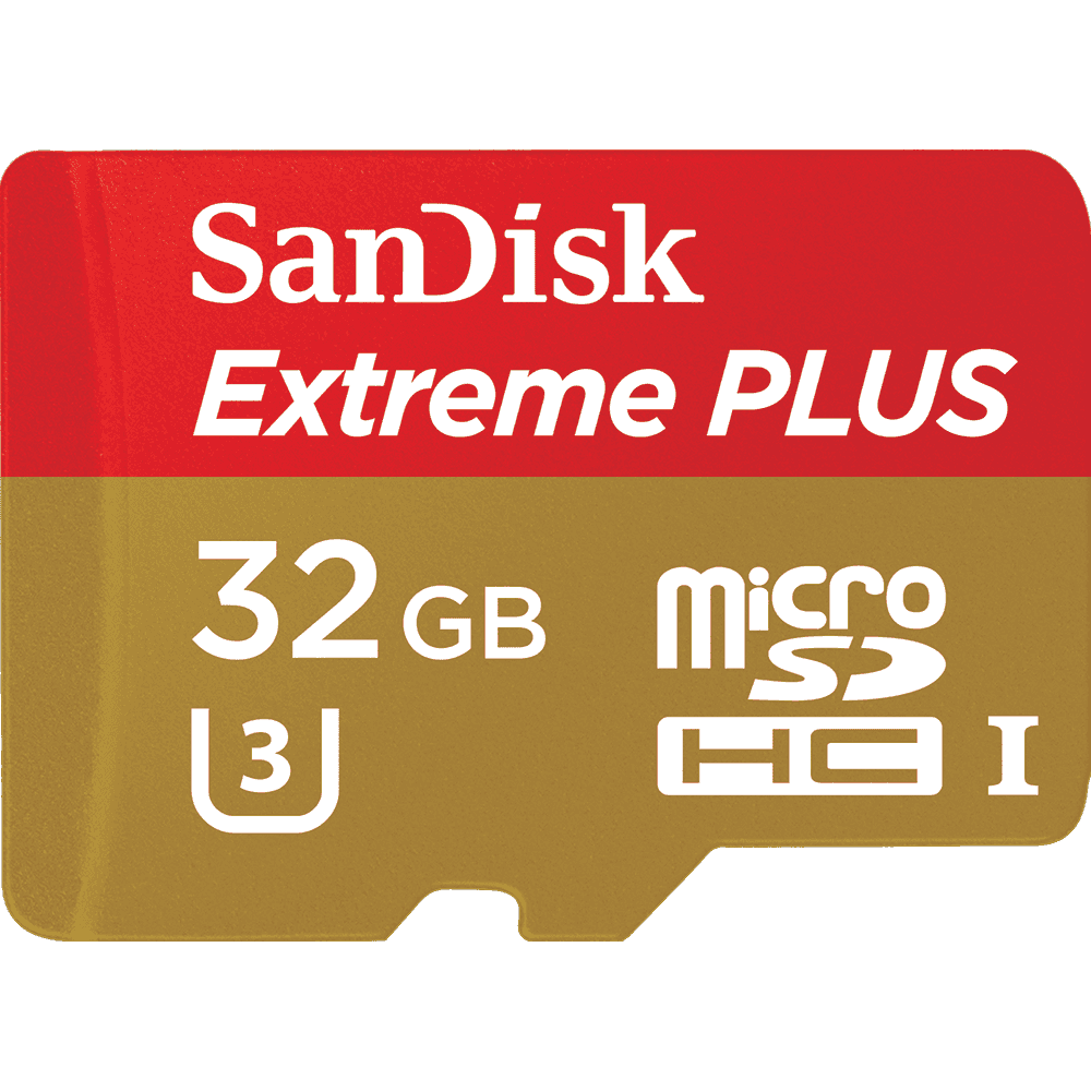 Карта памяти microSD SanDisk Extreme Plus 32GB Class10 UHS-I (U3) 95 МБ/сек с адаптером