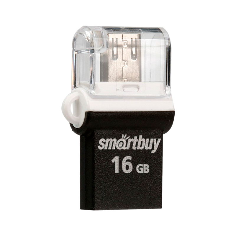 Флеш-накопитель Smartbuy POKO 16GB USB2.0 пластик черный