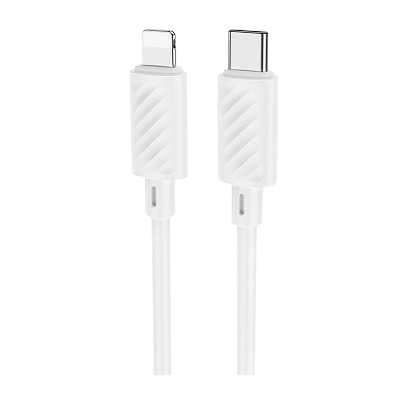 Кабель HOCO X88 Lightning (m)-Type-C (m) 1.0м 20W ПВХ белый (1/420)