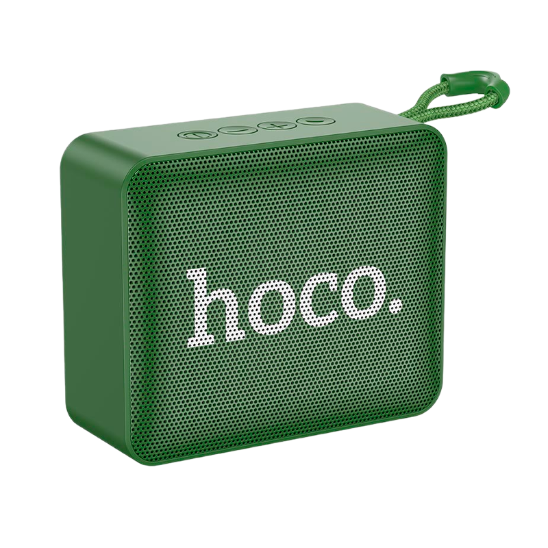 Портативная колонка HOCO BS51 bluetooth 5.2 microSD зеленый (1/48)