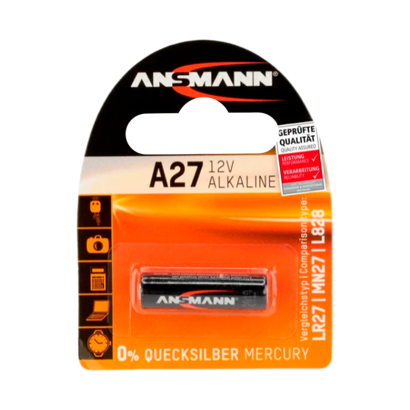 Батарейка ANSMANN&nbsp;&nbsp;A27 BL1 (1/10/480)