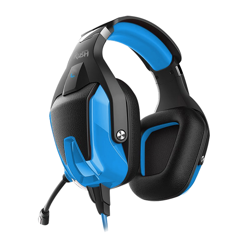 Наушники полноразмерные Smartbuy Rush BATTLE STATION с микр. игровые черный синий (1/20)
