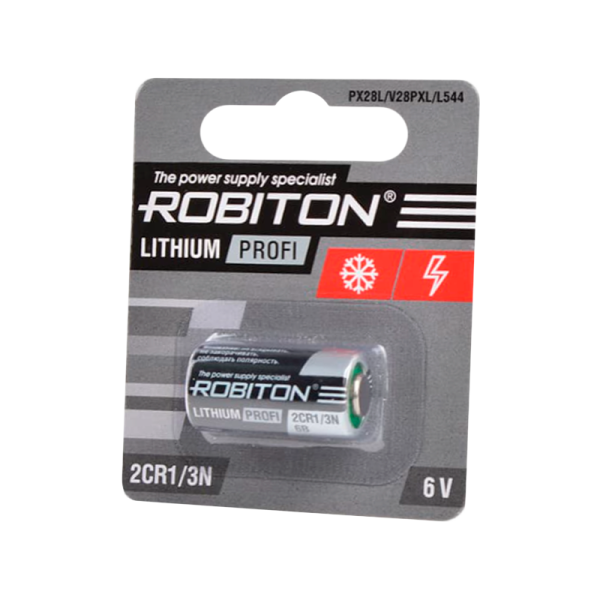 Батарейка ROBITON PROFI 2CR1/3N BL1