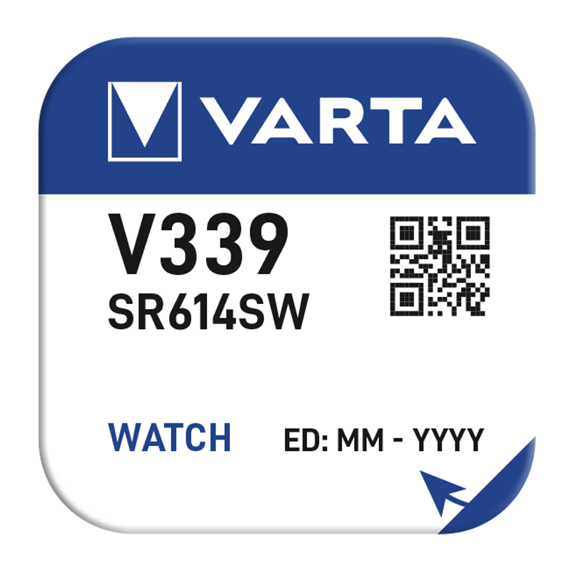 Батарейка Varta 339 BL1 Silver Oxide 1.55V (1/10/100)