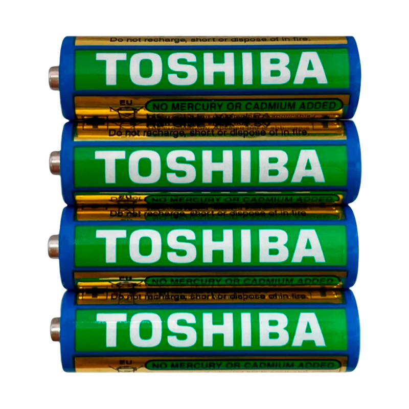 Батарейка Toshiba R6 AA Shrink 4 Heavy Duty 1.5V (4/40/200/1000)