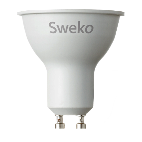 Лампа светодиодная Sweko RAP16 GU10 7W 3000К 230V (1/5/100)