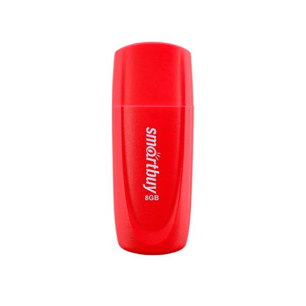 Флеш-накопитель Smartbuy Scout 8GB USB2.0 пластик красный