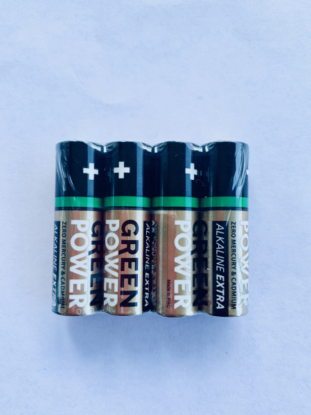 Батарейка Green Power LR03 AAA Shrink 4 Heavy Duty 1.5V (4/60/960)