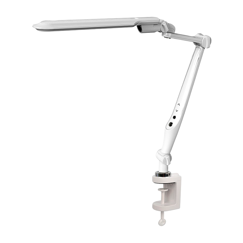 Светильник настольный Camelion KD-830 10W 1LED струбцина сенс. белый