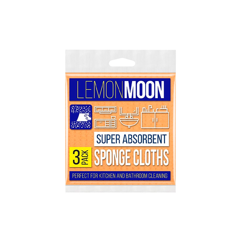 Салфетка Lemon Moon 15x15см целлюлоза 3шт. (1/36)
