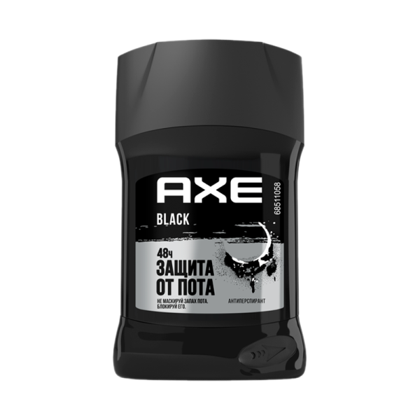 Дезодорант мужской AXE BLACK стик 50г (1/3/6)