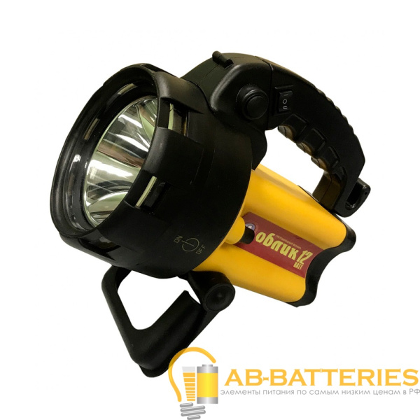 Фонарь туристический Облик 8228 12W 1LED от аккумулятора желтый
