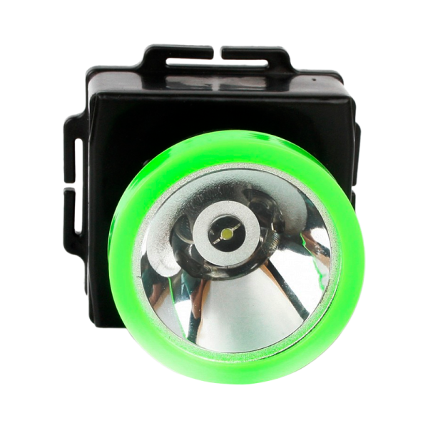 Фонарь налобный Ultraflash LED53762 0.5W 1LED от батареек черный зеленый (1/200)