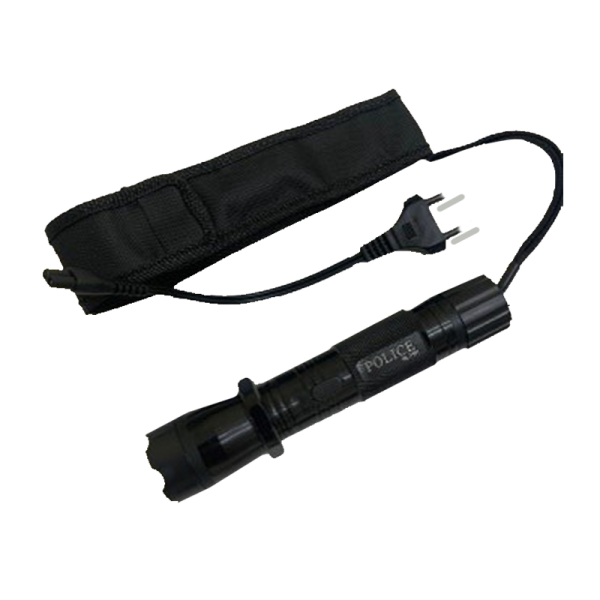 Фонарь шокер Без бренда 1101 от аккумулятора черный