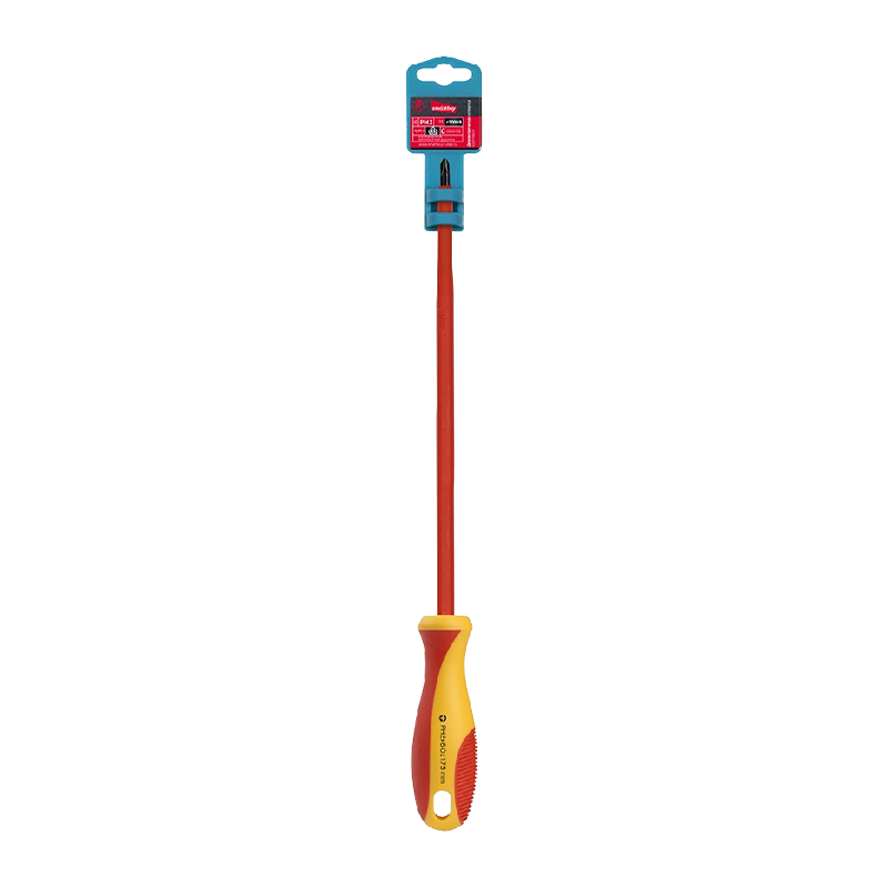 Диэлектрическая отвертка Smartbuy Tools крестовая PH2x175, до 1000В,VDE