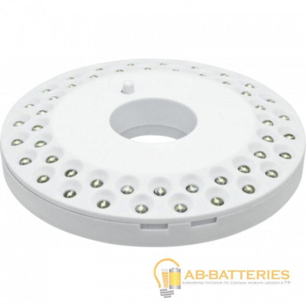 Фонарь туристический Navigator NPT-CA05 24LED от батареек IP33 диск белый (1/12/72)