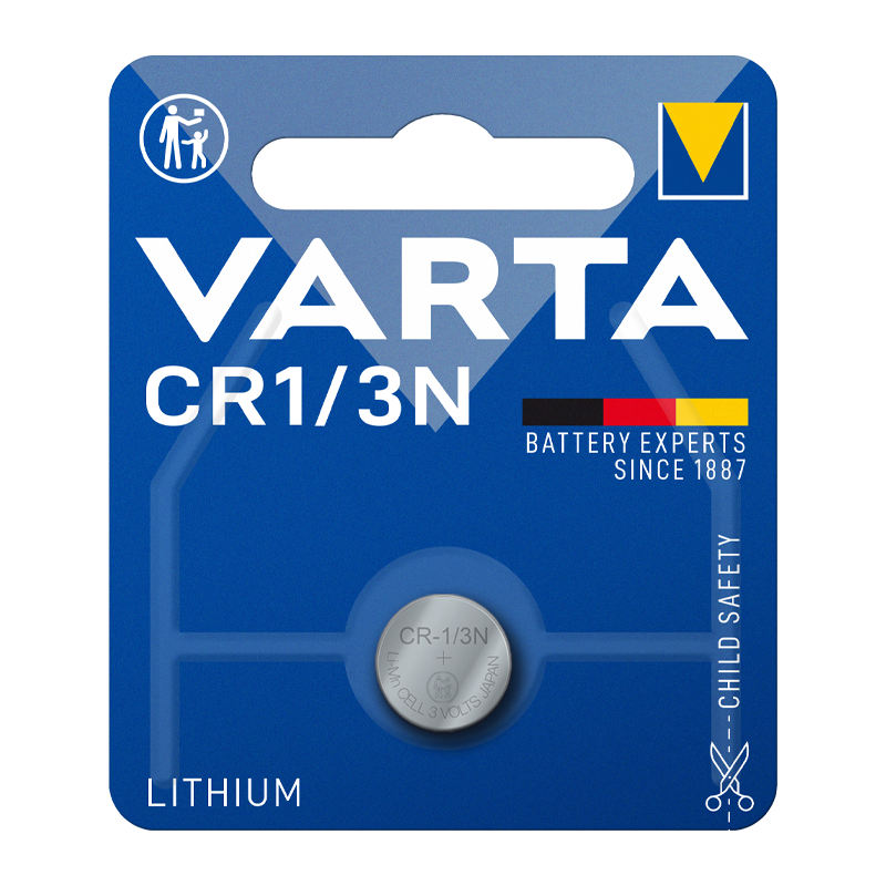 Батарейка Varta ELECTRONICS CR1/3N BL1 Lithium 3V (6131) (1/10/100)