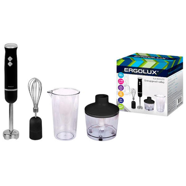 Блендер Ergolux ELX-BS03-C72 300W черный