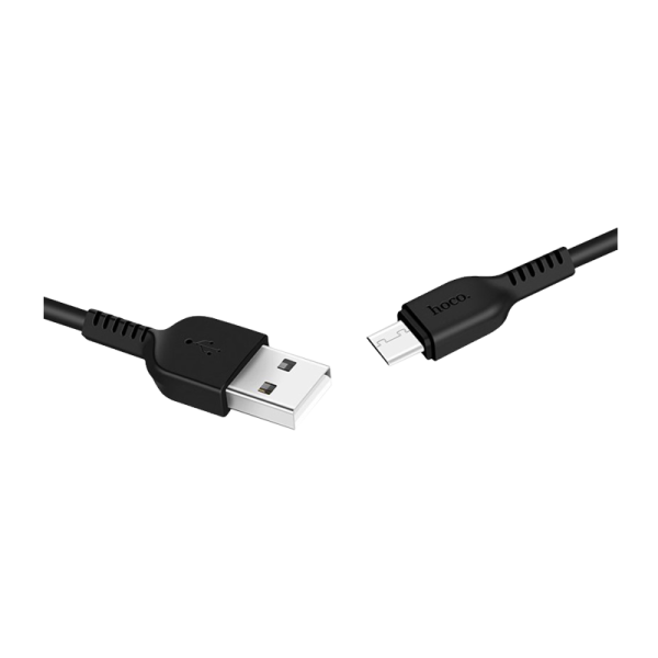 Кабель HOCO X20 USB (m)-Type-C (m) 1.0м 3.0A ПВХ черный (1/30/300)
