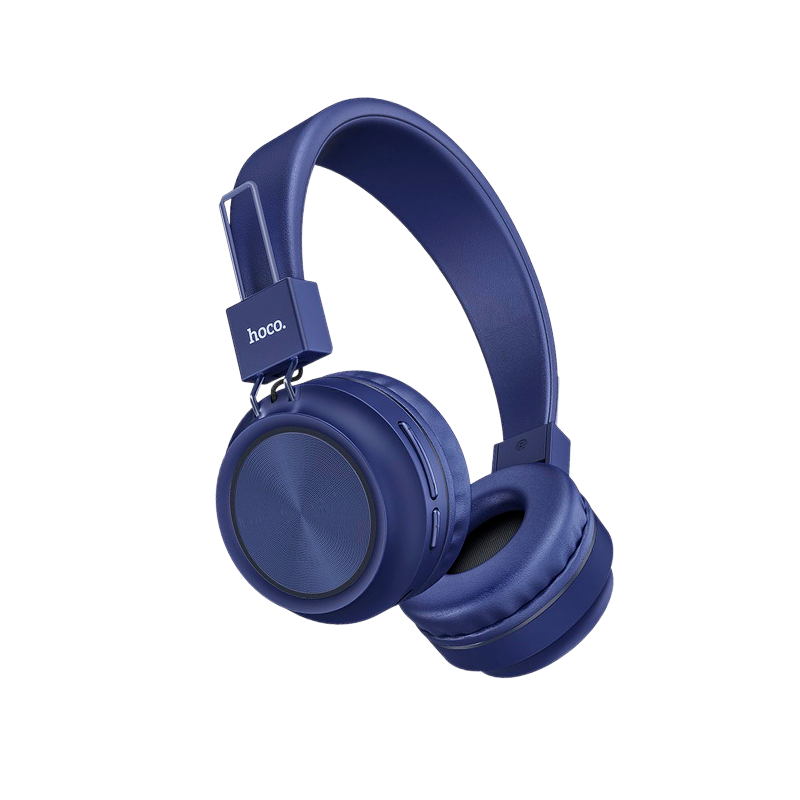 Наушники полноразмерные HOCO W25 bluetooth 5.0 с микр. microSD синий (1/10/30)