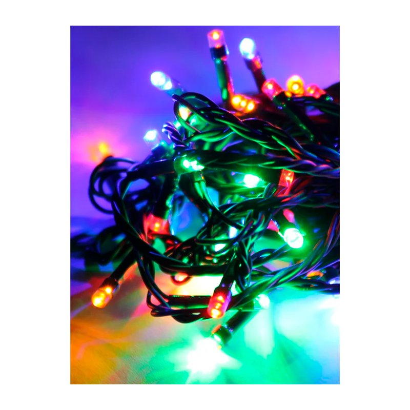 *Гирлянда Космос 50LED 6.5м лампочки нить 8 режимов ассорти (1/100) 