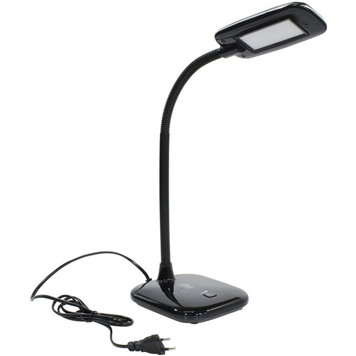 Светильник настольный ЭРА NLED-451 5W 220V 25LED на основании сенс. 3 ур.ярк. черный (1/12)