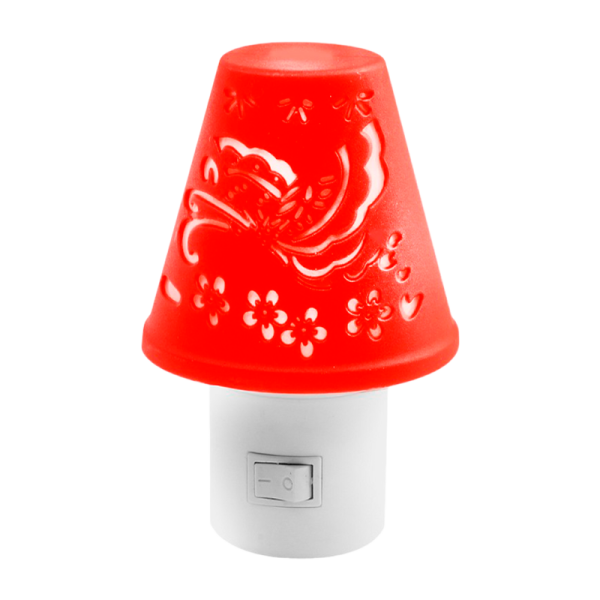 Ночник Camelion NL-193 "Светильник красный" 3LED 0.5W 220V в розетку (1/24/96)