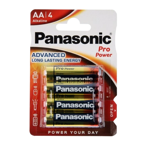 Батарейка Panasonic PRO Power LR6 AA BL4 Alkaline 1.5V (4/48/240)