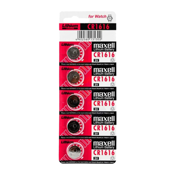 Батарейка Maxell CR1616 BL5 Lithium 3V (5/100/2000)