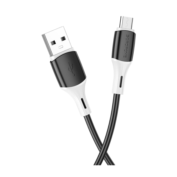 Кабель Borofone BX79 USB (m)-Type-C (m) 1.0м 2.4A силикон черный (1/360)