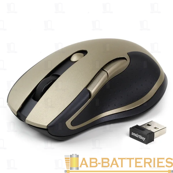 Мышь беспроводная Smartbuy 508AG классическая USB золотой (1/60)