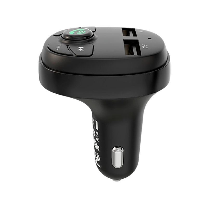 FM-трансмиттер Borofone BC26 2USB microSD bluetooth 4.2 черный (1/30/120)