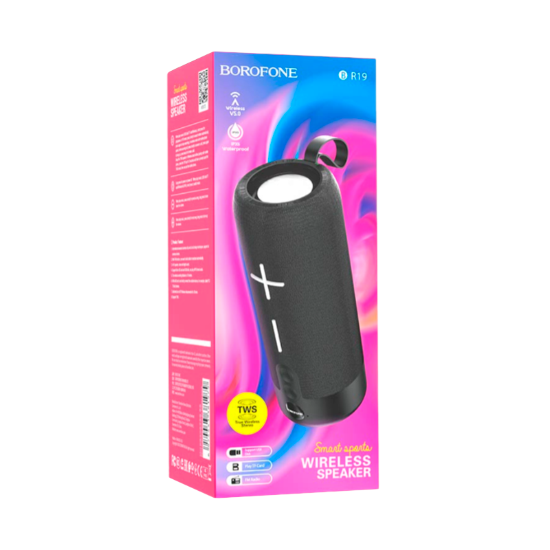 Портативная колонка Borofone BR19 bluetooth 5.1 microSD черный (1/50)