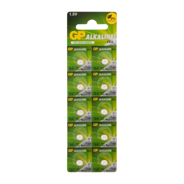 Батарейка GP G1/LR621/LR60/364A/164 BL10 Alkaline 1.5V отрывные (10/250/5000) R