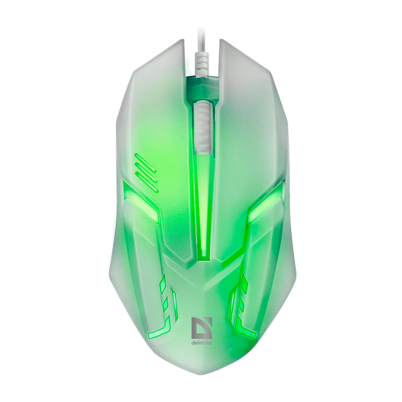 Мышь проводная Defender MB-560L Cyber классическая USB белый (1/40)