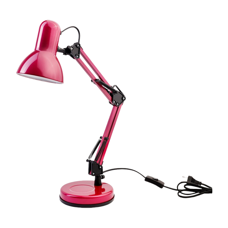 Светильник настольный Camelion KD-313 60W 230V E27 на основании пурпурный (1/6)