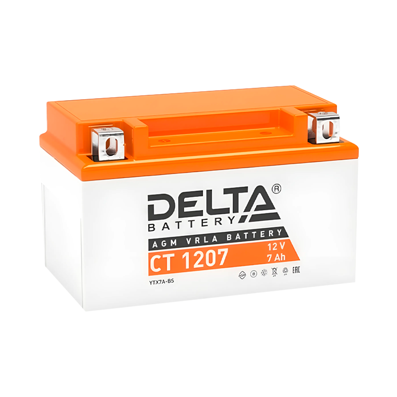 Аккумулятор для мототехники Delta CT 1207 (1/8)
